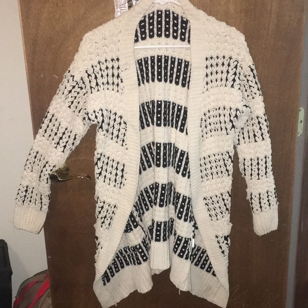 Warm cardigan!